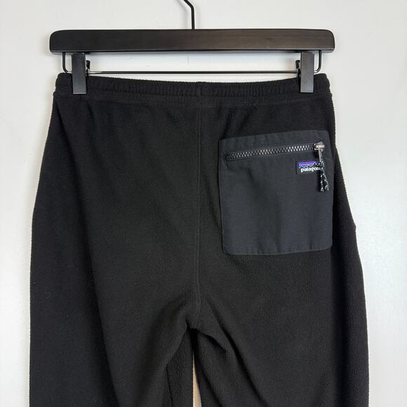 Patagonia Big Kids Boys Fleece Slim Pants Black WORN KNEES - XL - Picture 7 of 10